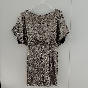 Lulu's Glittering Sequin Mini Dress